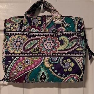 Vera Bradley Paisley Travel Bag - Purple and Green